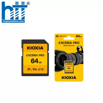 Thẻ nhớ SDXC 64GB Kioxia Exceria Pro UHS-II C10-LNPR1Y064GG4