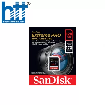Thẻ nhớ 128GB SDXC Sandisk Extreme Pro SDSDXXY-128G-GN4IN