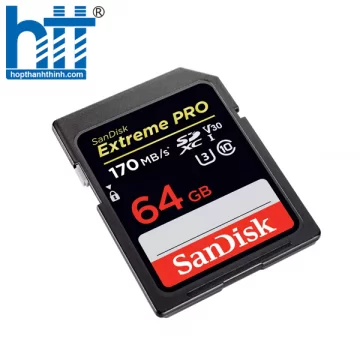 Thẻ nhớ SDHC 64GB Sandisk Extreme Pro (SDSDXXU-064G-GN4IN)