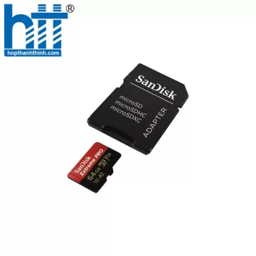Thẻ nhớ MicroSD Sandisk Extreme Pro 64GB (SDSQXCU-064G-GN6MA)