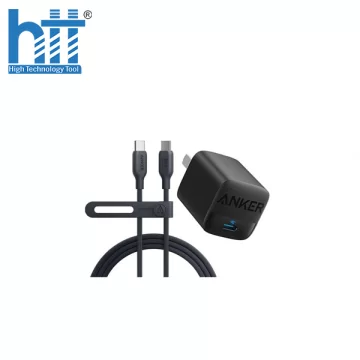 Củ sạc Anker 313 GaN II 1C 30W màu đen (black) B2B_A2639J11-1
