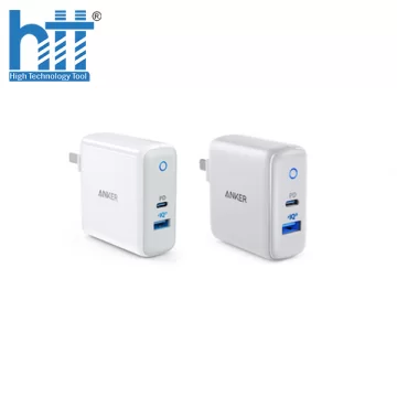 Sạc 2 Cổng Anker PowerPort PD+2 35w (1 PD 20W, 1 PIQ 15W) - A2636