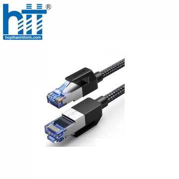 Cáp Ethernet đồng nguyên chất Ugreen 30795 10m Cat8 bện màu đen NW153 10030795