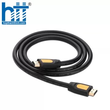 UGREEN 10128 1.5M MÀU VÀNG CÁP TÍN HIỆU HDMI CHUẨN 1.4 HỖ TRỢ PHÂN GIẢI 4K * 2K HD101