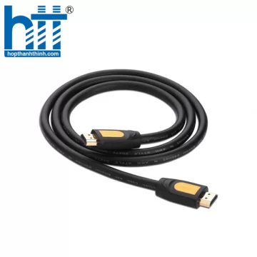 Ugreen 10129 2M màu Vàng Cáp tín hiệu HDMI chuẩn 2.0 hỗ trợ phân giải 4K * 2K 60hz HD101 20010129