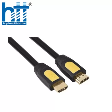 Ugreen 10130 3M màu Vàng Cáp tín hiệu HDMI chuẩn 2.0 hỗ trợ phân giải 4K * 2K 60hz HD101 20010130