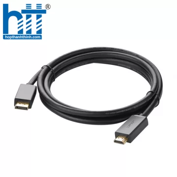Ugreen 10244 1M Màu Đen Cáp 2 Đầu Displayport chuẩn V1.2 thuần đồng DP102 20010244
