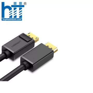 Ugreen 10245 1.5M Màu Đen Cáp 2 Đầu Displayport chuẩn V1.2 thuần đồng DP102 20010245