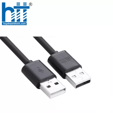 Ugreen 10307 25CM màu Đen Cáp sạc truyền dữ liệu USB 2.0 sang MINI USB đầu mạ Niken 0.25M US102 20010307