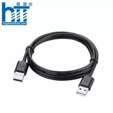 Ugreen 10309 1M màu Đen Cáp 2 đầu USB 2.0 vỏ nhựa PVC US102 20010309