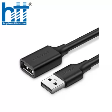 Ugreen 10313 0.5M màu Đen Cáp tín hiệu nối dài USB 2.0 lõi thuần đồng US103 20010313