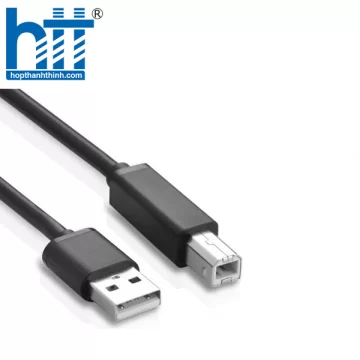 Ugreen 10329 5M màu Đen Cáp USB 2.0 sang USB B máy in US104 20010329