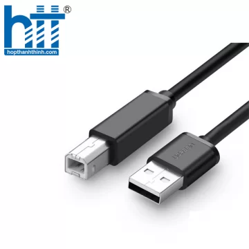 Ugreen 10329 5M màu Đen Cáp USB 2.0 sang USB B máy in US104 20010329