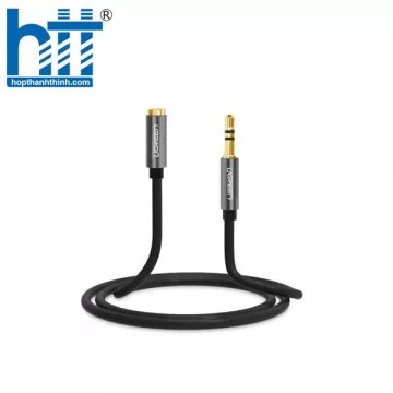  Ugreen 10538 5M màu Đen Cáp âm thanh 3.5mm nối dài AV118 20010538