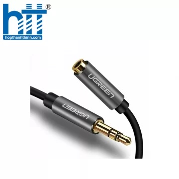 Ugreen 10592 1M màu Đen Cáp âm thanh 3.5mm nối dài AV118 20010592