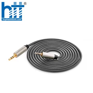 Ugreen 10605 3M màu Xám Cáp âm thanh 2 đầu 3.5mm dương cao cấp AV125 20010605
