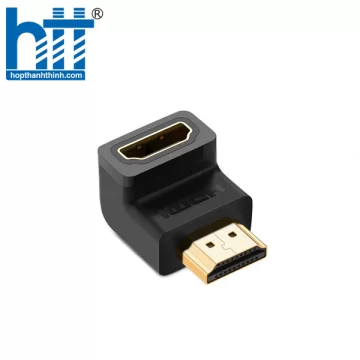 Ugreen 20109 Màu Đen Đầu nối dài HDMI gập 90 độ HD112 20020109