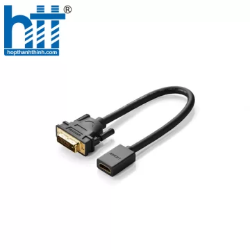 Ugreen 20118 Màu Đen Đầu chuyển đổi DVI 24 + 1 sang HDMI âm 20118 20020118