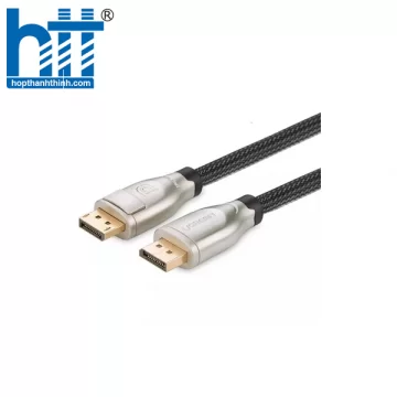 Ugreen 30118 1M Màu Đen Cáp 2 Đầu Displayport V1.2 cao cấp hỗ trợ 4K*2K 60GHz DP107 20030118