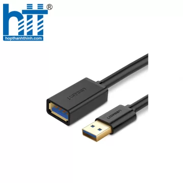 Ugreen 30126 1.5M màu Đen Cáp tín hiệu nối dài USB 3.0 cao cấp US129 20030126