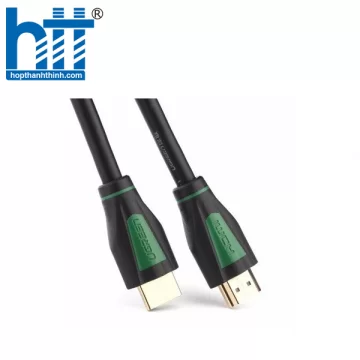 Ugreen 30190 1.5M màu Đen Cáp tín hiệu HDMI chuẩn 1.4 hỗ trợ phân giải 4K * 2K HD116 20030190