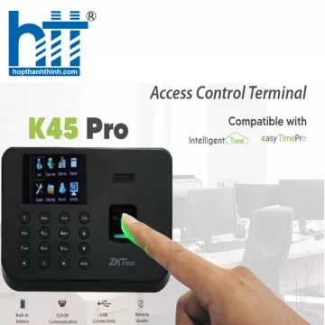 Máy chấm công vân tay ZKTeco K45 Pro