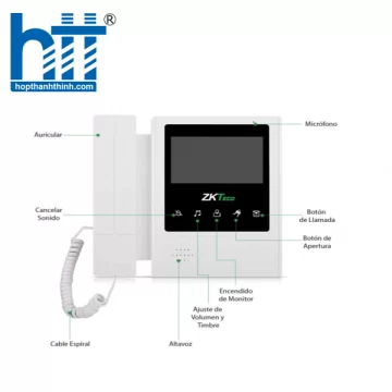 Màn hình chuông cửa ZKTeco VDPI-B4