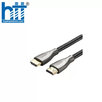 UGREEN 50110 5M MÀU ĐEN CÁP TÍN HIỆU HDMI CHUẨN 2.0 DÂY BỌC LƯỚI ĐẦU HỢP KIM CAO CẤP HD131