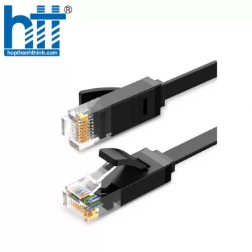 Ugreen 50177 8M màu Đen Cáp mạng LAN CAT6 dây dẹt NW102 20050177