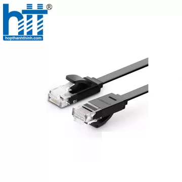 Ugreen 50177 8M màu Đen Cáp mạng LAN CAT6 dây dẹt NW102 20050177
