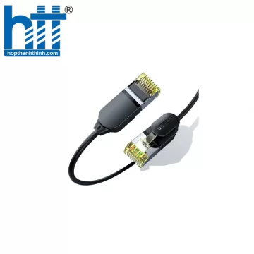 Ugreen 80418 3M 10Gbps màu đen cáp mạng CAT7 siêu mỏng nhỏ 0.38mm NW149 20080418