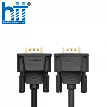 Ugreen 20153 1.5M màu Đen Cáp tín hiệu 2 đầu COM RS232 dương cao cấp DB101 20020153