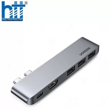 Bộ chuyển đổi đa năng USB type C ra HDMI/ 3 cổng USB 3.0 Ugreen 60559