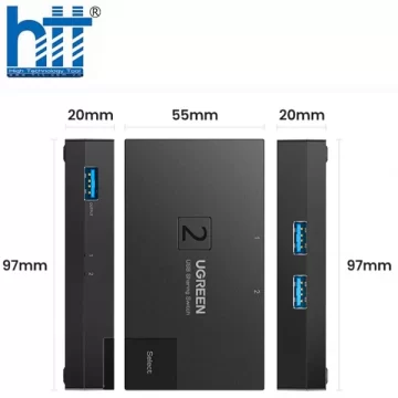Bộ gộp USB 3.0 2 ra 1 Ugreen 15149