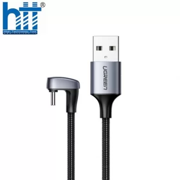 Cáp sạc nhanh Type-C 18W 1m Ugreen 70313 Đầu chữ U