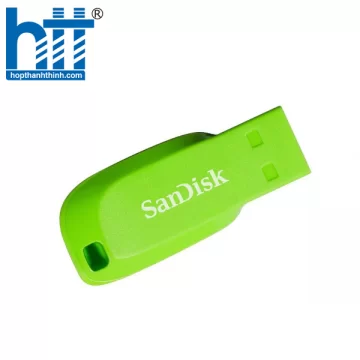 USB SanDisk CZ50 Cruzer Blade 32Gb USB2.0 (Màu xanh lá)
