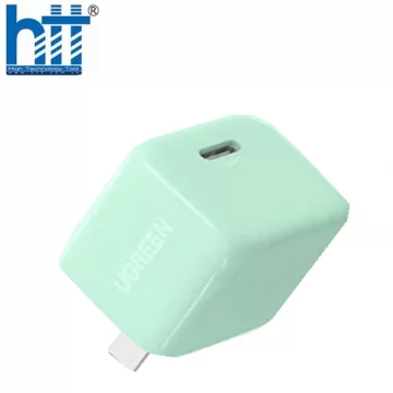 Củ sạc nhanh 20W USB Type-C Ugreen 60898 xanh lá