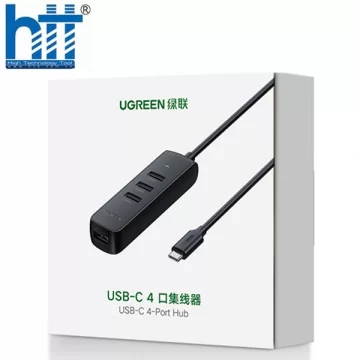 Hub USB-C 4 Cổng USB-A 3.0 dài 20cm Ugreen 10916