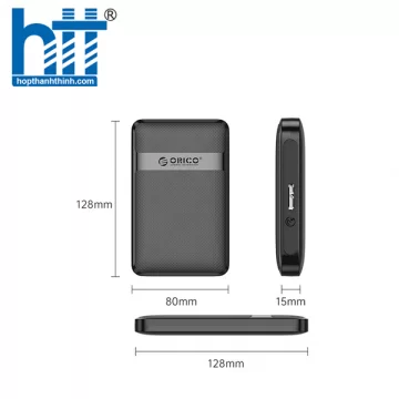 Hộp đựng ổ cứng Orico 2577U3-V1-BK 2.5Inch USB3.0 Micro-B Màu đen