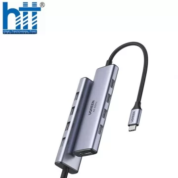 Bộ chuyển Type C to HDMI + 4 cổng USB 3.0 Ugreen 20955