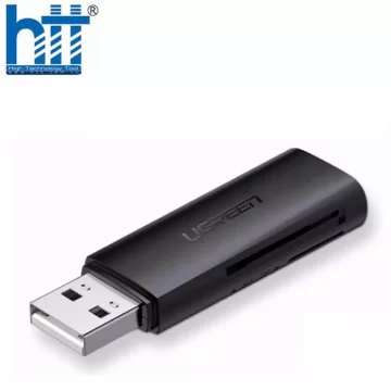 Đầu đọc thẻ USB 2.0 Ugreen 60721 hỗ trợ thẻ SD/TF cao cấp