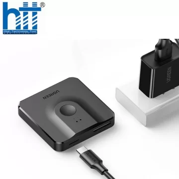Bộ gộp Displayport 2 ra 1 hỗ trợ 4K Ugreen 60622