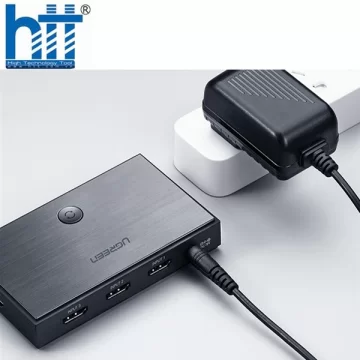 Bộ gộp 3 In 1 Out HDMI 2.0 chuẩn cắm US Ugreen 50709US