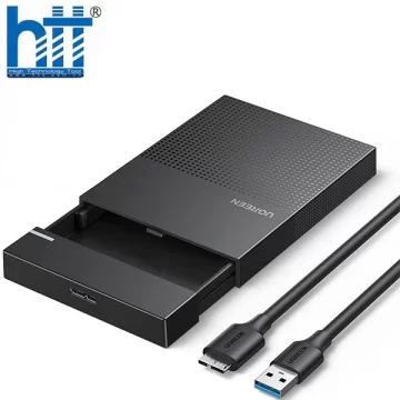 Vỏ ổ cứng Ugreen 30725 2,5 inch với cáp Micro USB to USB-A 5G