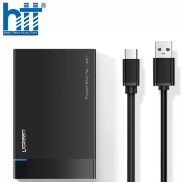 Hộp Đựng Ổ Cứng 2,5″ SATA SSD/HDD USB-C 3.1 Hỗ trợ 6TB Ugreen 50743