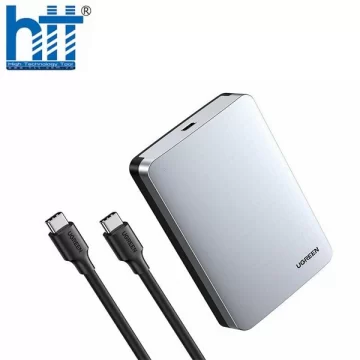 Hộp box đựng ổ cứng sata 2,5 inch USB Type-C Ugreen 70499