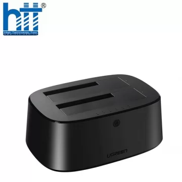 Dock đựng ổ cứng kép Sata 2.5/3.5inch chuẩn USB 3.0 Ugreen 50857