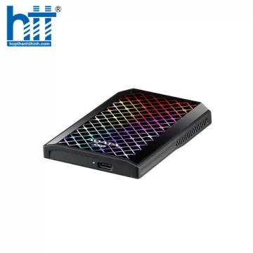 Ổ cứng di động SSD Adata SE900G 512Gb USB3.2 Led RGB (Màu đen)