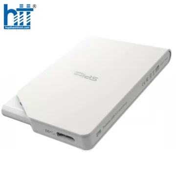Ổ CỨNG DI ĐỘNG SILICON POWER STREAM S03 1TB WHITE, 2.5 INCH (USB 3.1 GEN1/USB 3.0) - SP010TBPHDS03S3W