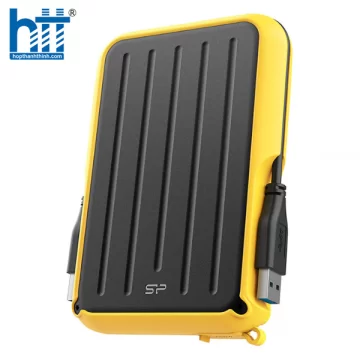 Ổ CỨNG DI ĐỘNG CHỐNG SỐC CHỐNG NƯỚC SILICON POWER ARMOR A66 2TB USB 3.2 GEN1 MÀU VÀNG - SP020TBPHD66SS3Y